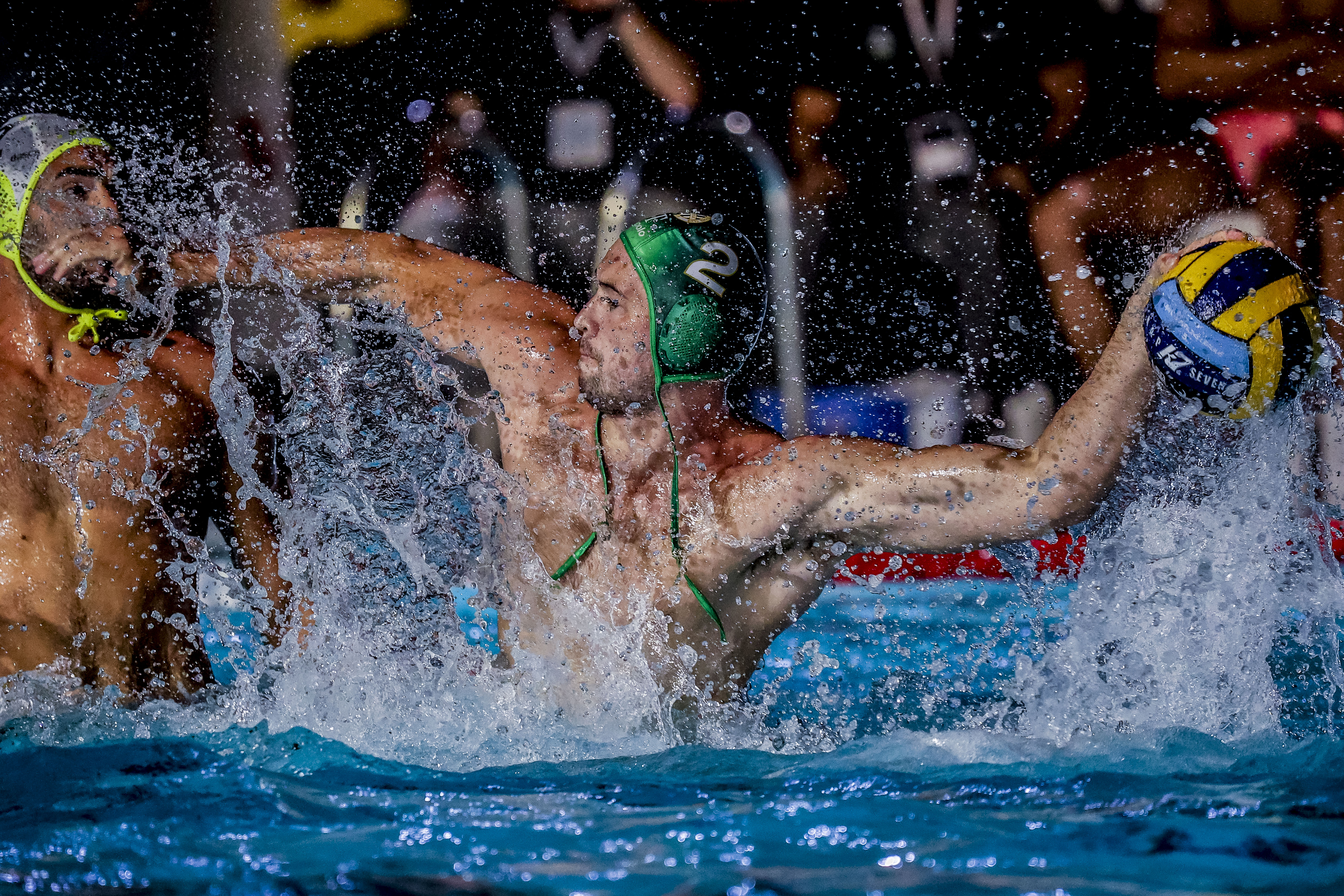 Dusan Mandics a 2024-es Bajnokok Ligája-döntőjén a Pro Recco ellen