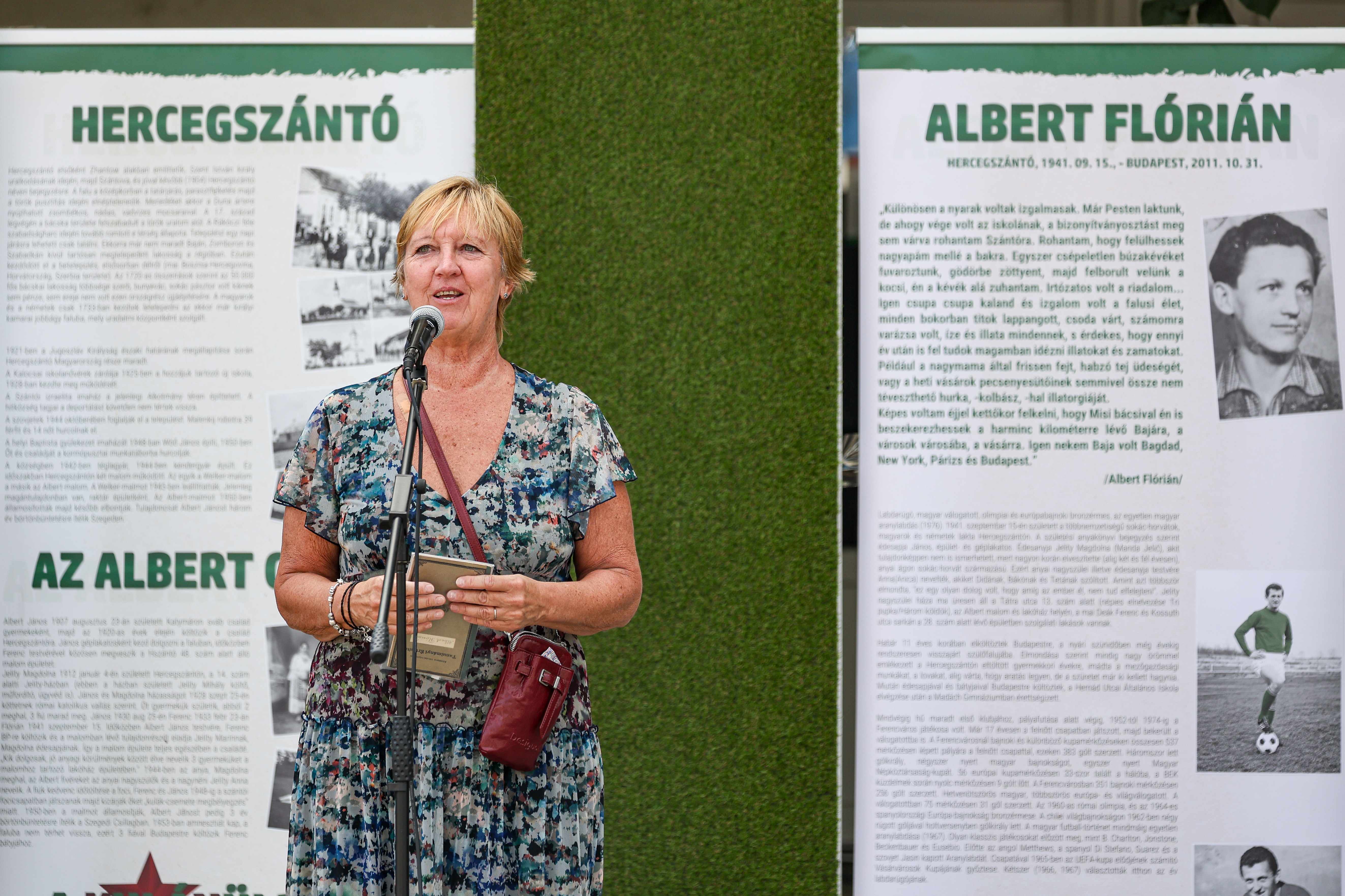 Albert Fl&oacute;ri&aacute;n l&aacute;nya, Albert Magdolna is besz&eacute;det mondott