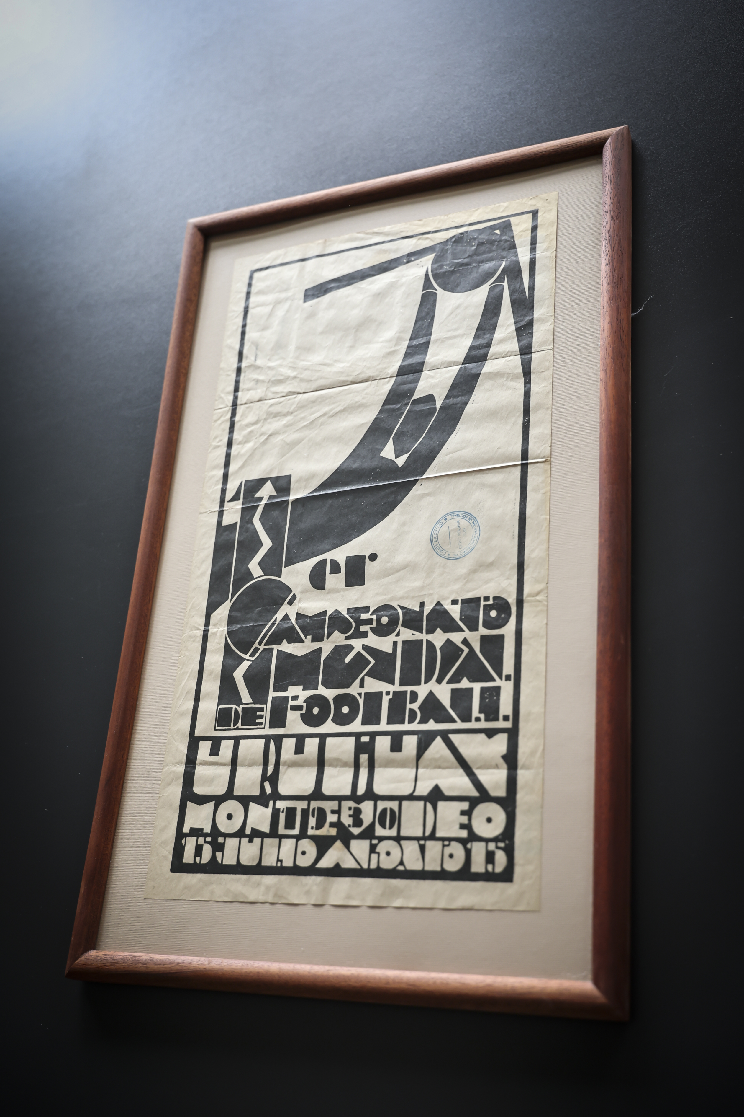 Az 1930-as első foci-vb hivatalos plak&aacute;tja