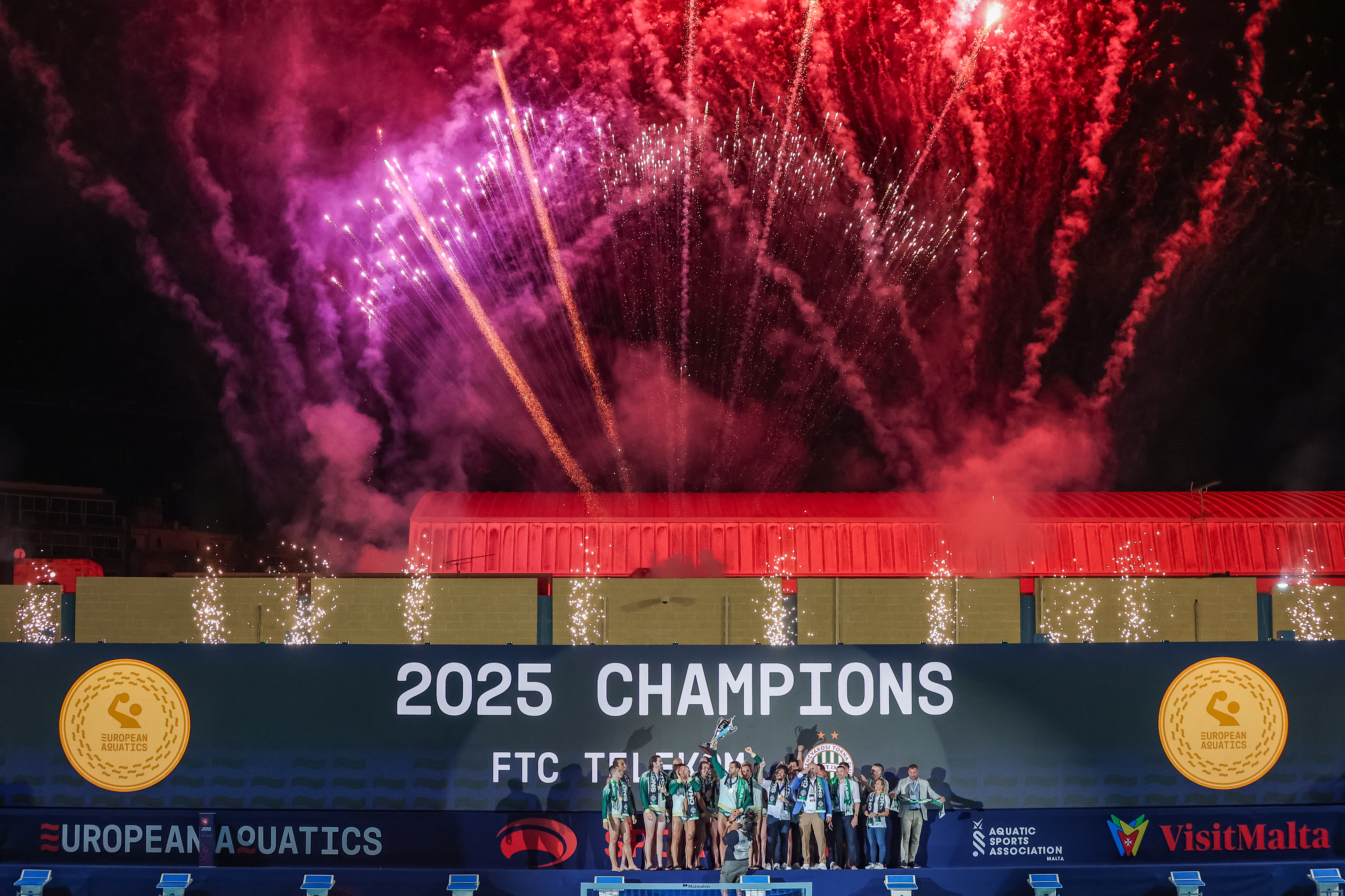 2025 Bajnokok Ligája-győztese az FTC-Telekom Waterpolo