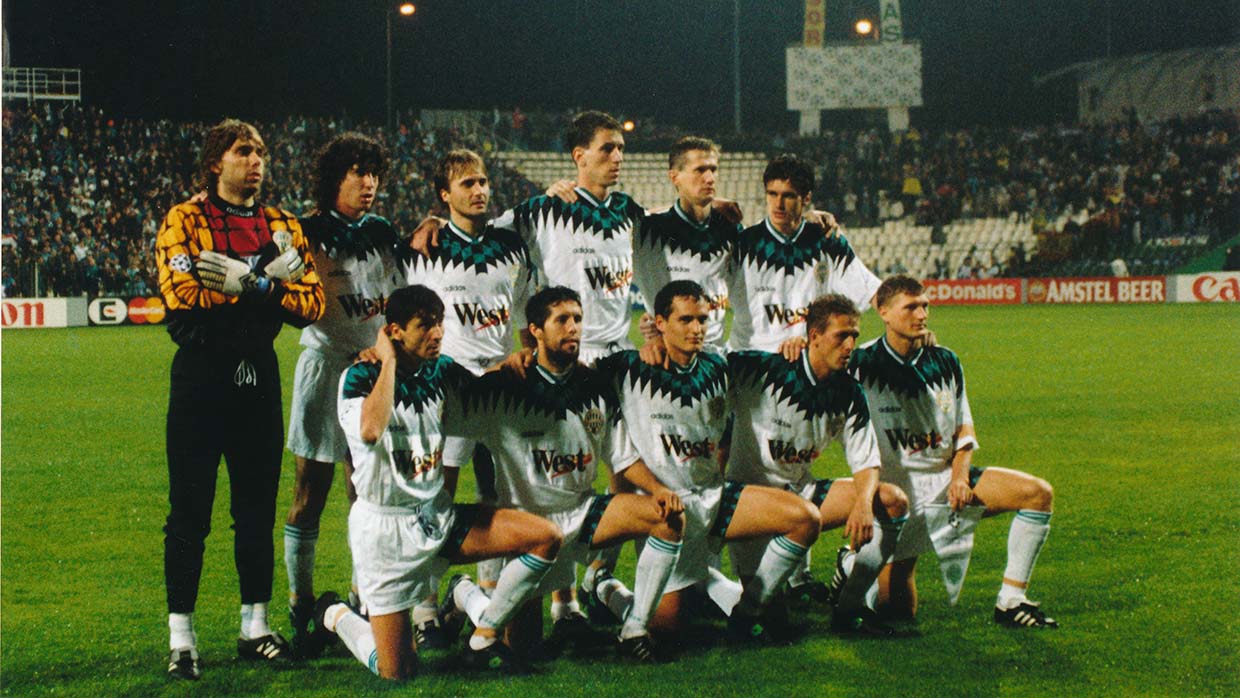 A Ferencv&aacute;ros kezdője a Real Madrid ellen 1995. november 1-j&eacute;n