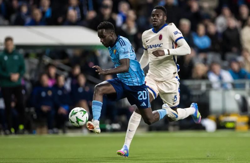 Tokmac és csapata a Chelsea ellen játszott Ekl-elődöntőt