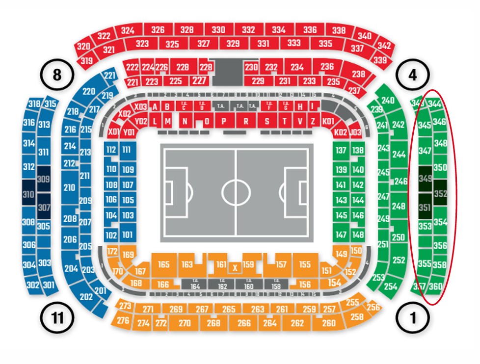 A San Siro stadion t&eacute;rk&eacute;pe