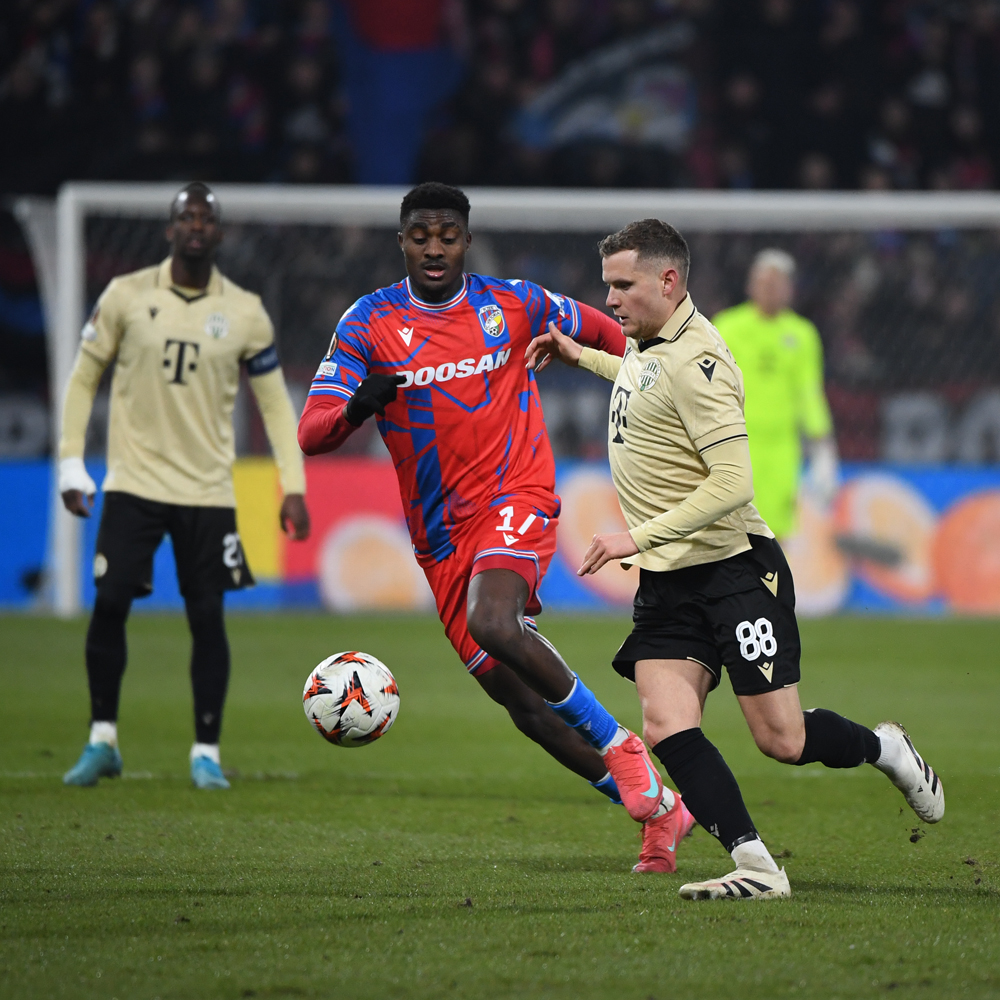 Philippe Rommens a Plzen elleni idegenbeli meccsen